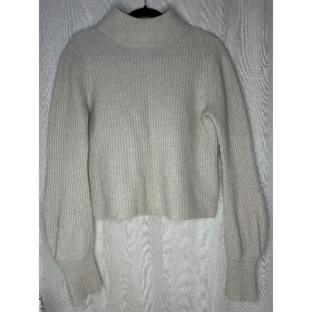 Ribbed Knit Sweater Mock Neck Long Sleeve Pullover Top